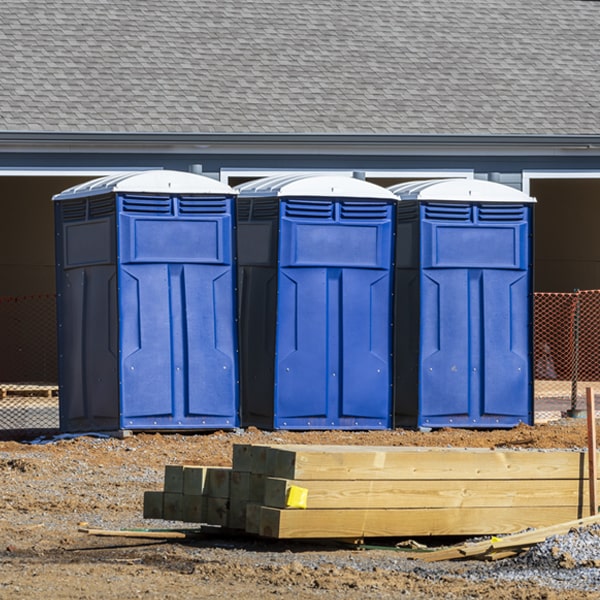 is there a specific order in which to place multiple portable toilets in Lopeno TX